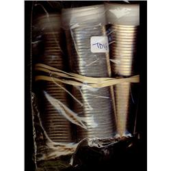 1963, 1970, 1983 & 1987 5¢.  BU roll of each date.  