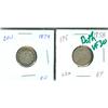 Image 1 : 1858 & 1874H 10¢.  Lot of 2 coins both VF30.  Should be view