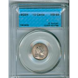 1902H 10¢ CCCS MS-65 PQ+. Brilliant and lustrous!  Excellent