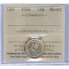 Image 1 : 1916 10¢  ICCS MS63 Brilliant!