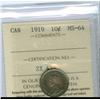 Image 1 : 1919 10¢ ICCS MS64.  Attractive dark greenish tone.