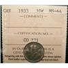 Image 1 : 1933 10¢ ICCS MS64.