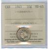 Image 1 : 1945 10¢ ICCS MS65.  A wonderful coin with a hint of golden 