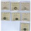 Image 1 : 1955-1971 10¢ ICCS MS65.  Lot of 7 coins all graded MS65. Lo