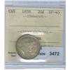 Image 1 : 1858 20¢ ICCS EF-45. Good strike. Light to medium toning.