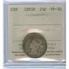 Image 1 : 1883H 25¢ ICCS VF30. 