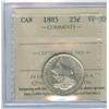 Image 1 : 1885 25¢ ICCS VF30. Key date issue full white and attractive