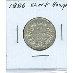 1886 25¢ Short bough. A nice VF-EF example.