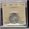 Image 1 : 1911 25¢ ICCS AU50.  Sharp coin with nice lustre.