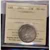 Image 1 : 1911 25¢ ICCS MS60. Nice lustre and greenish tone.