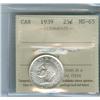 1939 25¢ ICCS MS65.  Frosted full white issue.
