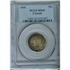 1941 25¢ PCGS MS65.  Bluish gold tint on obv.