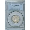 1943 25¢ PCGS MS65. Lustrous.