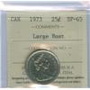 Image 1 : 1973 25¢ Large Bust ICCS SP65.