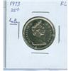 Image 1 : 1973 25¢ Large Bust.  Proof like example with two minor mark