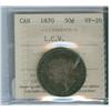 Image 1 : 1870 50¢ LCW  ICCS VF20