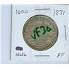 Image 1 : 1871 50¢ VF30.  A nicely struck example with remaining lustr