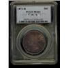 Image 1 : 1872H 50¢ PCGS MS63.  Superb Mintstate Victorian coin with b