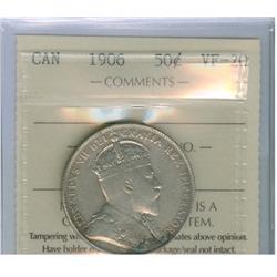 1906 50¢ ICCS VF20.
