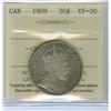 Image 1 : 1909 50¢ ICCS VF20.  Well struck attractive issue.