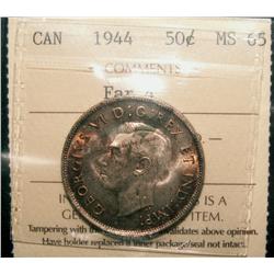 1944 50¢ Far 4 ICCS MS65 Very scarce and seldom seen.