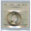1961 50¢ ICCS MS65.  Light golded rim tone.