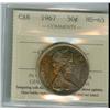 Image 1 : 1967 50¢ ICCS MS65PQ+.  Superbly toned. Excellent strike wit