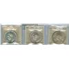 Image 1 : 1935, 1939 & 1950 $1 ICCS MS64.  Lot of 3 coins.