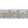 Image 1 : 1936, 1938 & 1939 ICCS $1.  Lot of three coins including 193