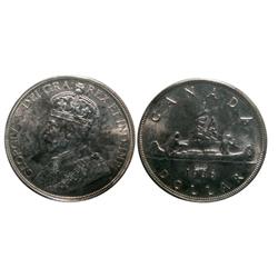 1936 $1 J.O.P. ICCS MS62.  Another overstamp example.  Top 2