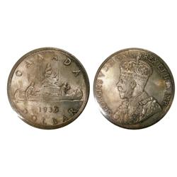 1936 $1 ICCS MS65.  Light shades of brownish to gold tint.