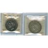 Image 1 : 1938 & 1946 $1. Lot of two coins both ICCS, 1938 VF30 and 19