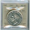 Image 1 : 1947 $1 Ptd 7 w/Dot Dbl HP ICCS MS60.  Always tough to find