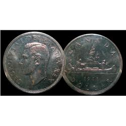 1948 $1 ICCS MS-64, Light tone with full luster.  A premium 