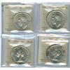 Image 1 : 1949, 1950, 1953 et 1957 ICCS $1.  Lot of four coins, three 