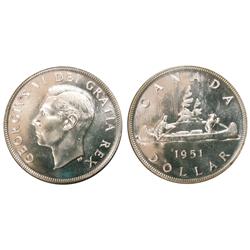 1951 $1 ICCS PL67. Full white 