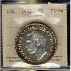 1952 $1 NWL ICCS PL64.