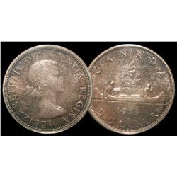 1953 $1 SF ICCS MS65.  Superb eye appeal.