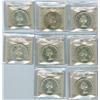Image 1 : 1956 $1 ICCS MS60.  Lot of 8 coins.