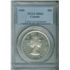 Image 1 : 1956 $1 PCGS MS63.  Lustrous white issue.