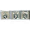 Image 1 : 1958-1963 $1.  Lot of 3 ICCS PL coins including, 1958 PL66 C