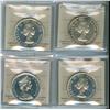 Image 1 : 1958, 1959, 1960 & 1967 $1.  Lot of four coins all ICCS PL66