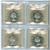 Image 1 : 1959, 1961 (2) and 1962 $1 ICCS MS64.  Lot of 4 coins.