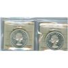 Image 1 : 1962 & 1963 $1. Lot of two coins both ICCS MS64 Heavy Cameo.