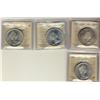 Image 1 : 1963, 1964, 1966 & 1967 $1 ICCS MS64. Lot of four coins.