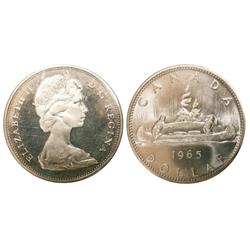 1965 T1 $1 SmBds Ptd 5 ICCS MS66 Cameo. WOW!,  Blast white, 