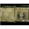 Image 1 : 1965 $1 ICCS PL65, lot of two coins includes SmBd Ptd 5 and 