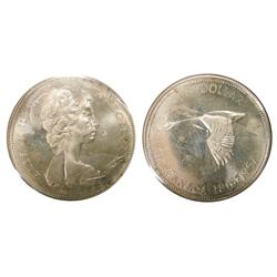 1967 $1 Double Struck ICCS MS64.   Well struck and visible e