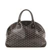Image 2 : Goyard Black Goyardine Coated Canvas St. Jeanne GM Bowler Bag