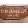 Image 8 : Chanel Vintage Brown Leather 2000s Raffia CC Tote Bag